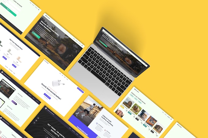 Create a custom, responsive website using html, css, and javascript by ...