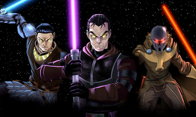 draw you as an amazing star wars character