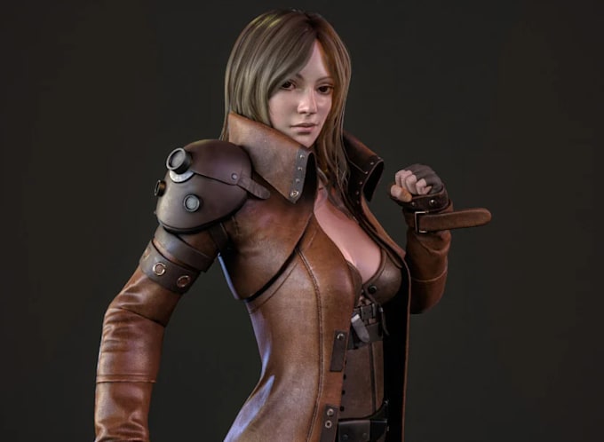 Port 3d model to aloya, arma 3, realistic ue5 game character, nsfw