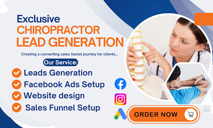 generate chiropractic leads doctor leads via chiropractor, chiropractic website