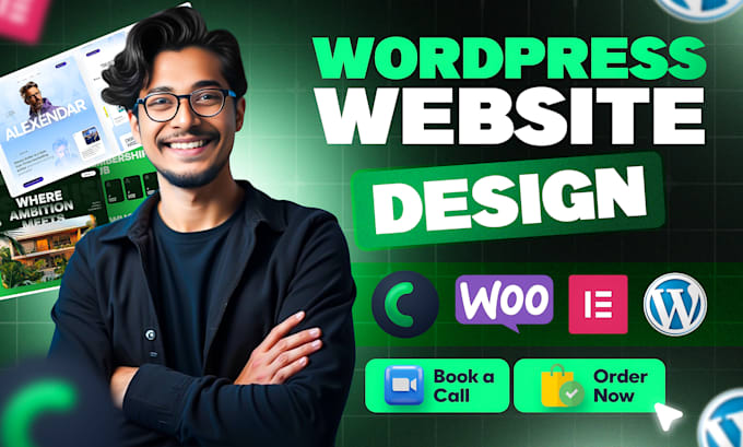 build,redesign wordpress woocommerce website development,elementor landing page