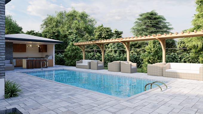 design your pergola, ghazebo and backyard