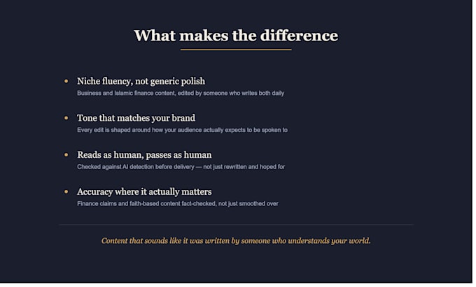 humanize ai content for business storytelling and islamic finance brands