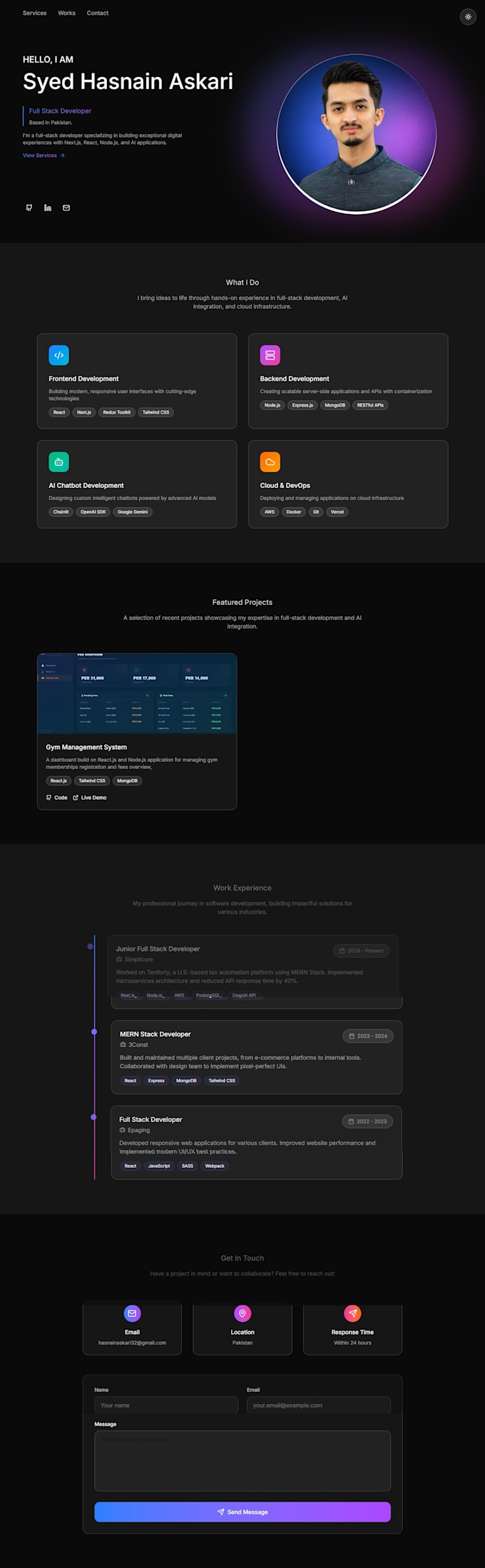 do create stunning, responsive websites using react, next and gatsby