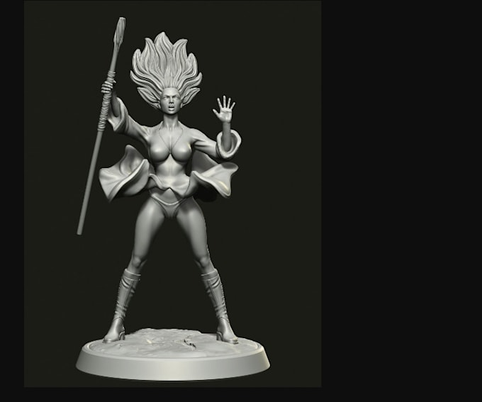 build 3d miniature stl model, kitbash 3d model, monster in unique style