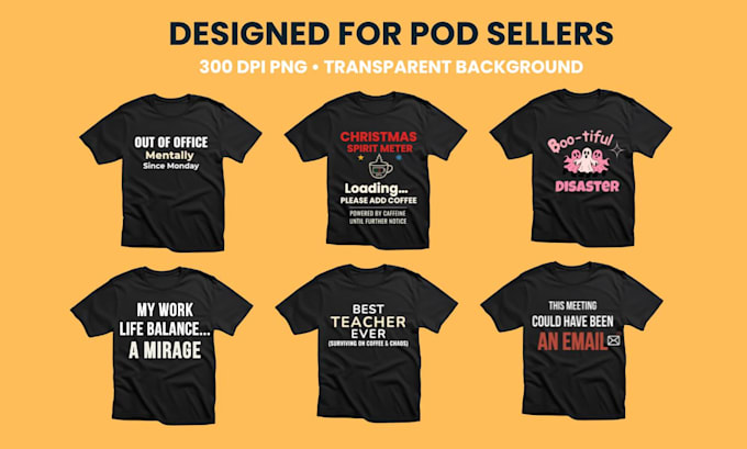 create funny t shirt designs for your pod store