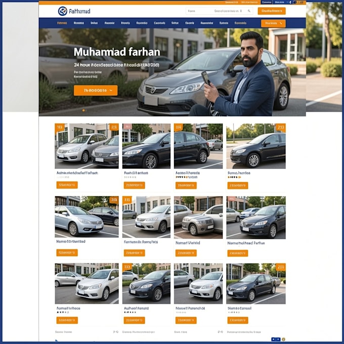 create car rental website in 24 hours