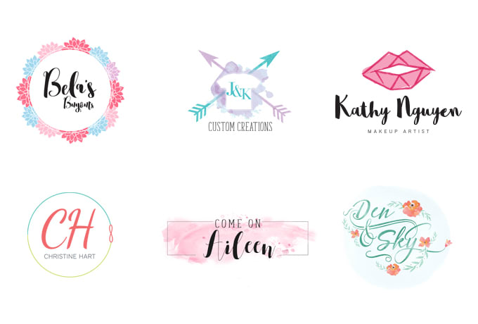 Design a beautiful feminine logo for your business or blog by Catycroft