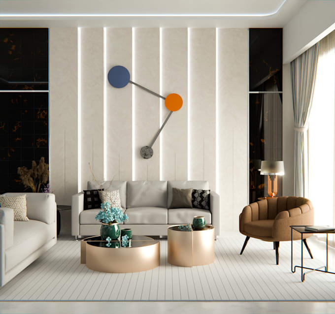 design realistic 3d interior and exterior