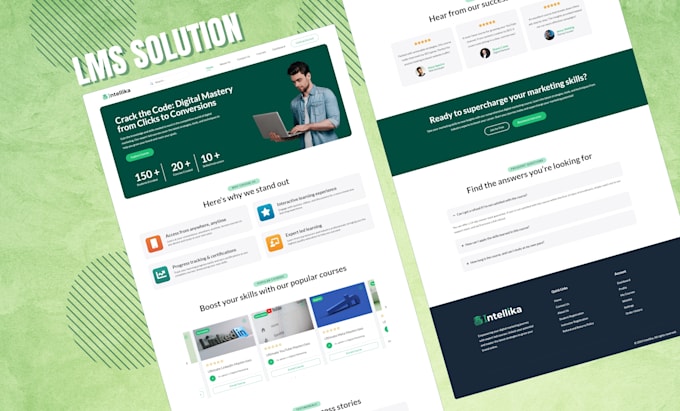 develop elearning wordpress lms websites for online courses with tutor lms