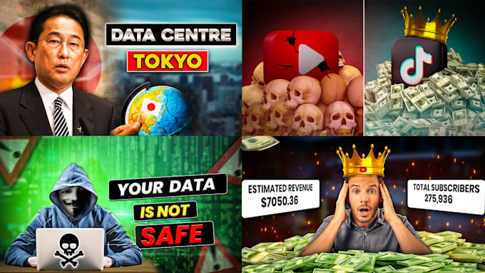 design eye catchy and high quality thumbnails