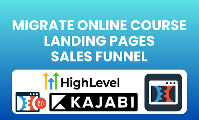 migrate your online courses, from kajabi, teachable, thinkific to gohighlevel