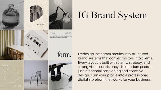 create a strategic instagram branding system