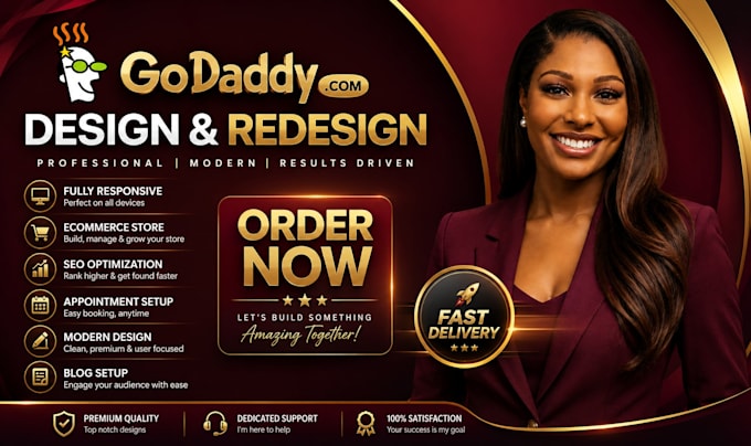 godaddy website design godaddy website redesign develop godaddy website