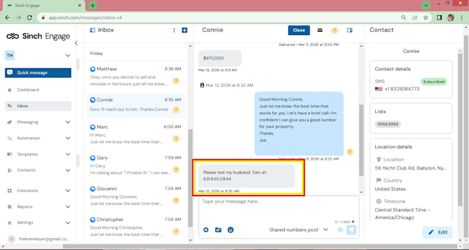 work as your VA to provide listing appointment