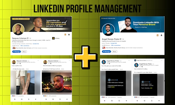be your linkedin manager and content creator