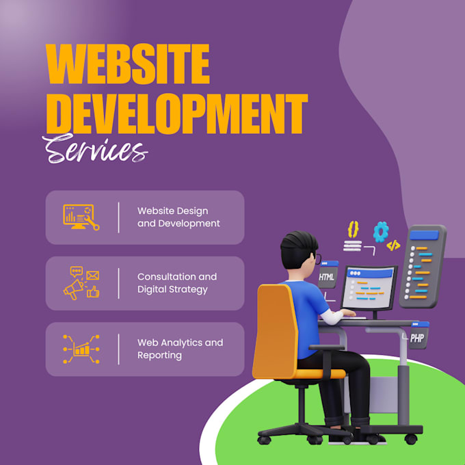 develop responsive websites using HTML, CSS, and bootstrap