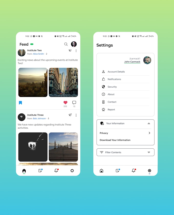 create mobile applications for android and IOS