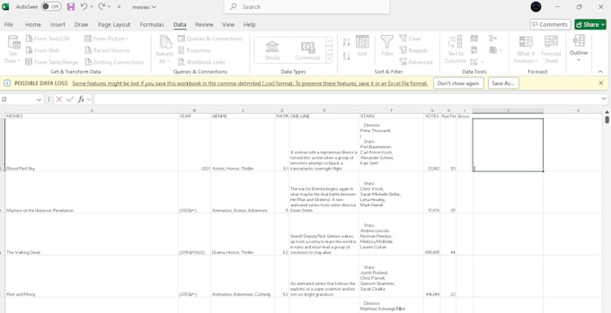 do excel data cleanup, formatting, and analysis