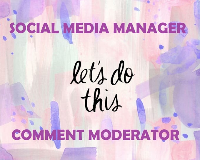 be your comment moderator in socmed