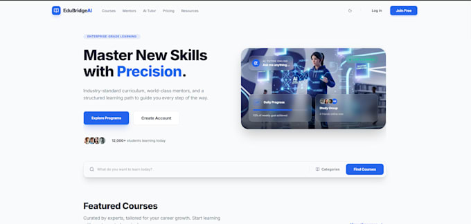 build modern responsive websites with nextjs nodejs