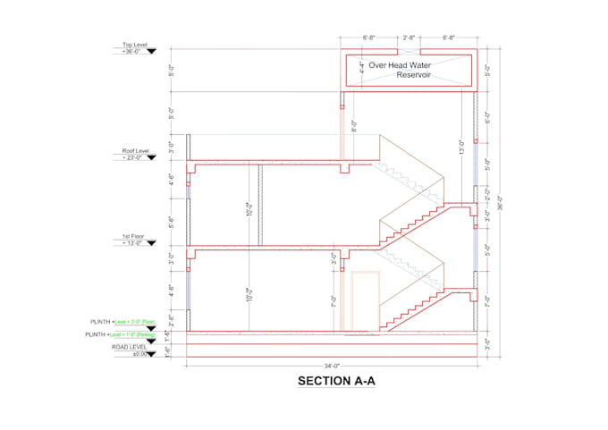 draw architectural and structural drawing in autocad
