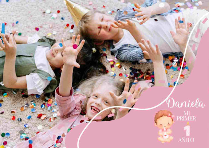 design a virtual bday, wedding, baby shower invitation