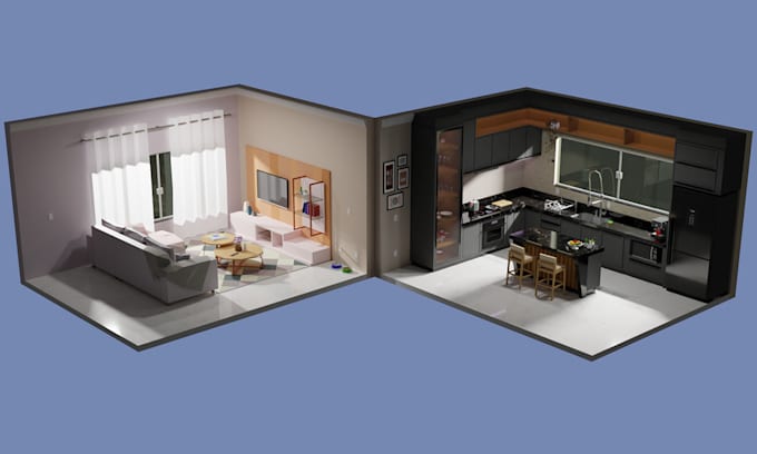 model 3d low poly objects and environments for your games