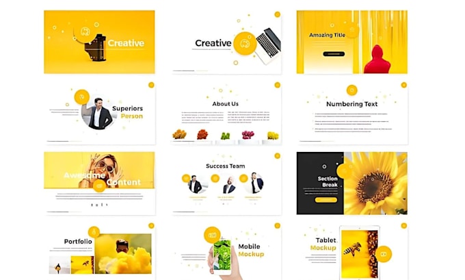 design powerpoint presentation, google slides, sales pitch deck
