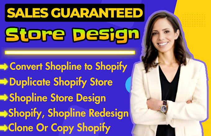 clone copy shopify store redesign shopline store design duplicate shopify store