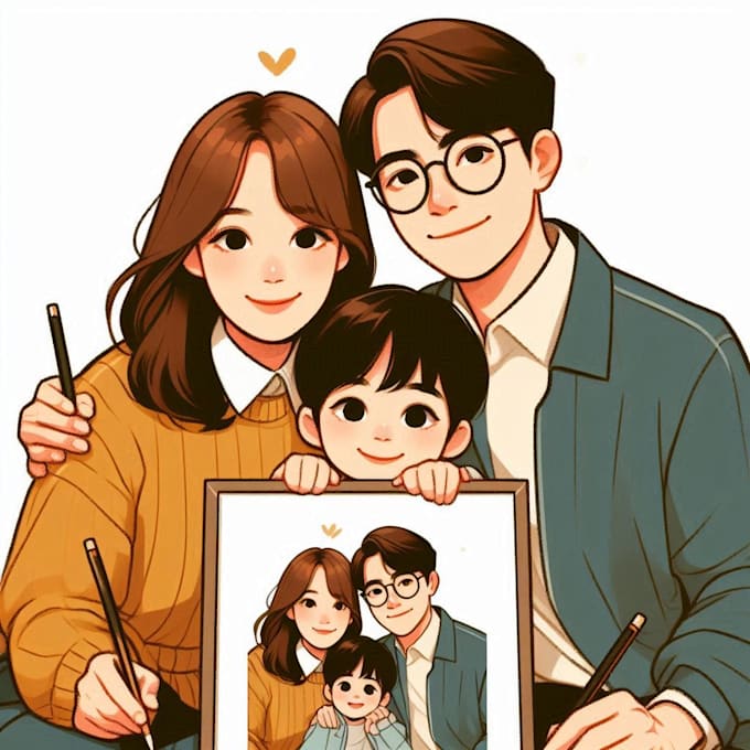 draw watercolor christmas card