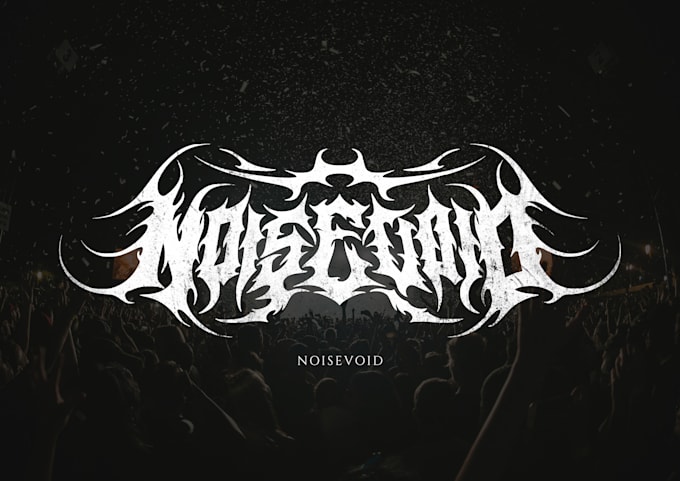 create a death metal band logo design