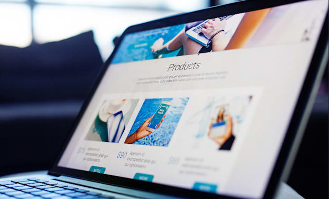 custom landing page and full wordpress website development