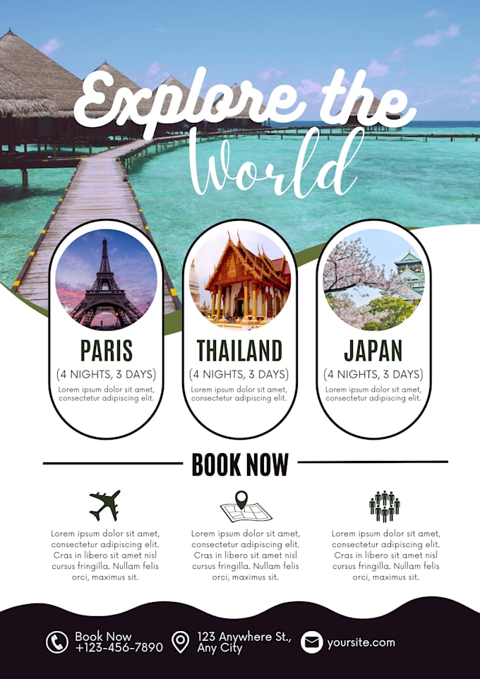 Design flyer to increase your brand visibility by Juliankw | Fiverr