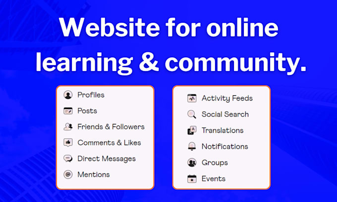 build website using buddypress, buddyboss, youzify