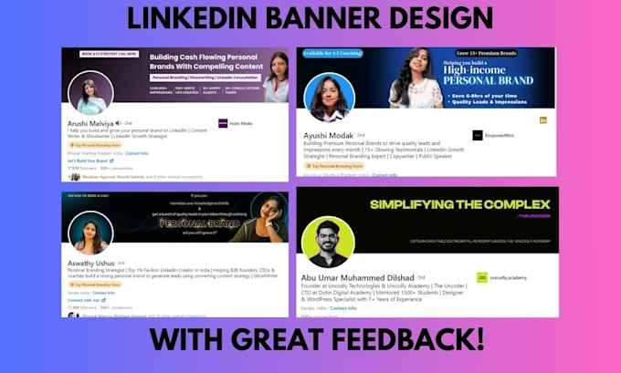 Design linkedin banner and facebook cover by Arafathaider18 | Fiverr