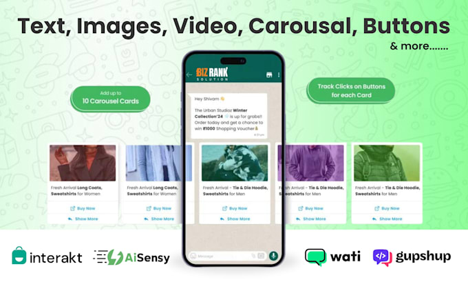 create your whatsapp API campaigns for bulk whatsapp marketing messages template