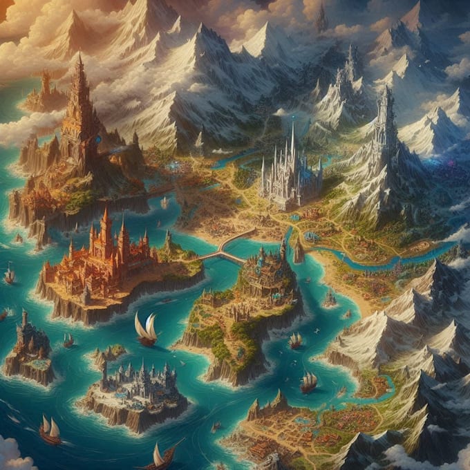make your fantasy map for rpg,