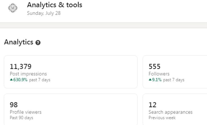 ghostwrite targeted linkedin posts and articles for wedding vendors