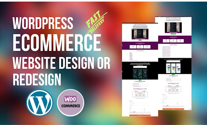 develop wordpress ecommerce website for  business in 5 days