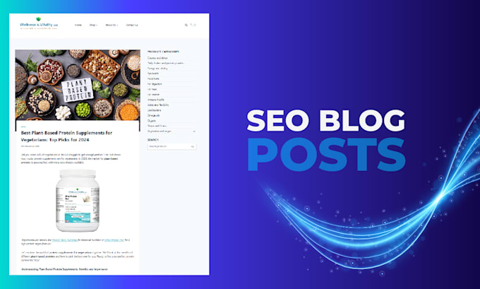 write high quality SEO blog posts and articles