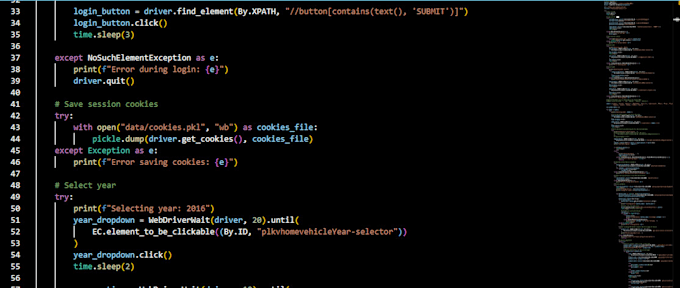 do automated web scraping and I am good at it