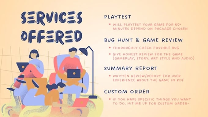test your game and review on steam, itch io or android