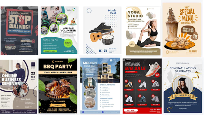 create professional posters and flyers low price