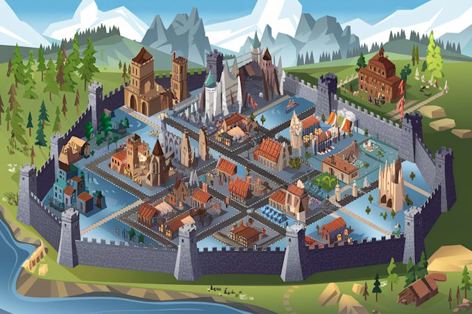 create your fantasy city map