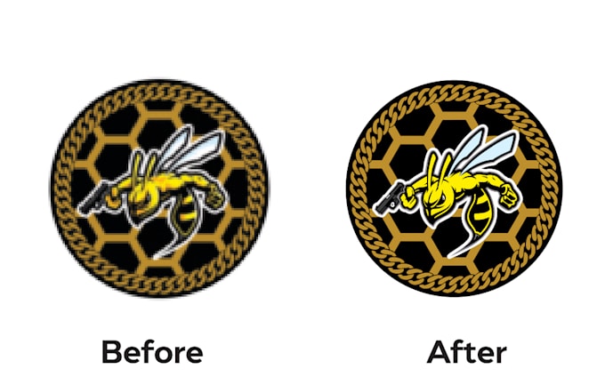 convert raster to vector, logo to coreldraw work file