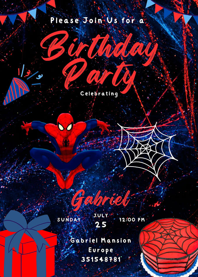 make custom bday, wedding, babyshower, gender reveal invites