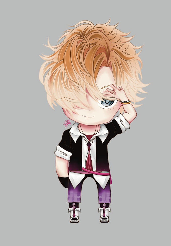 draw cute anime chibi character