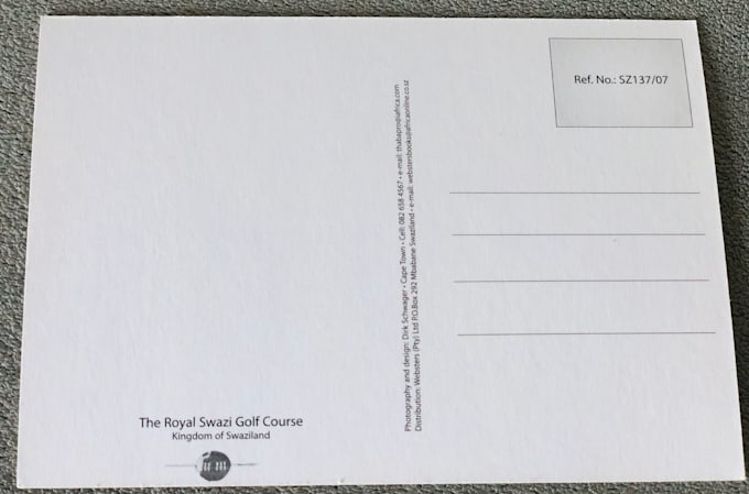 send 1 postcard from eswatini custom handwritten message