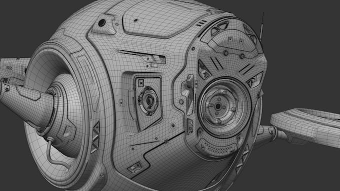 do hard surface 3d modeling for games and vfx